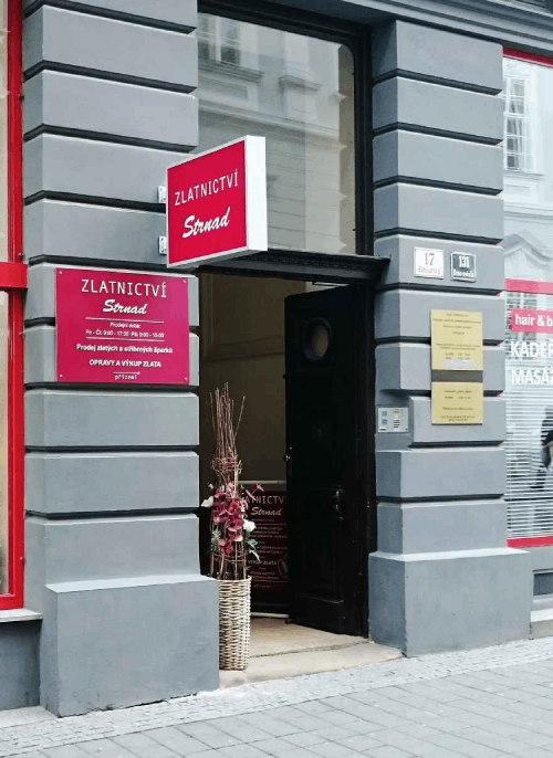 Zlatnictví Strnad Brno - adresa zlatnictví